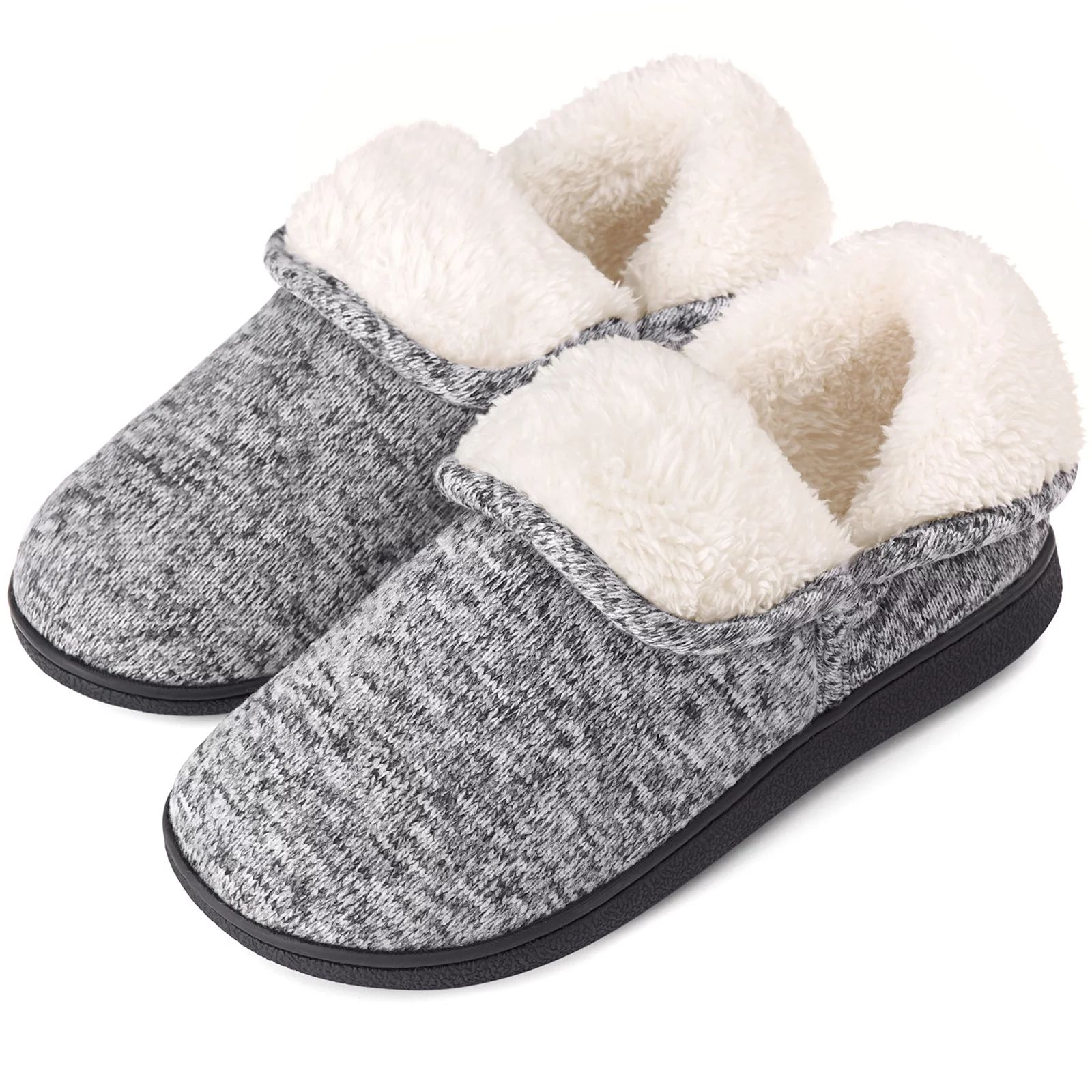VONMAY Women's Fuzzy Slippers Booties Indoor Outdoor House Shoes | Walmart (US)