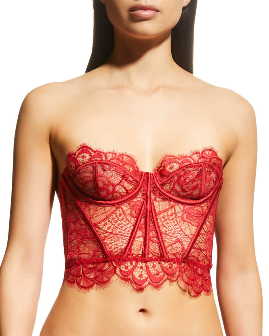 Kiki De Montparnasse Coquette Lace Bustier | Neiman Marcus