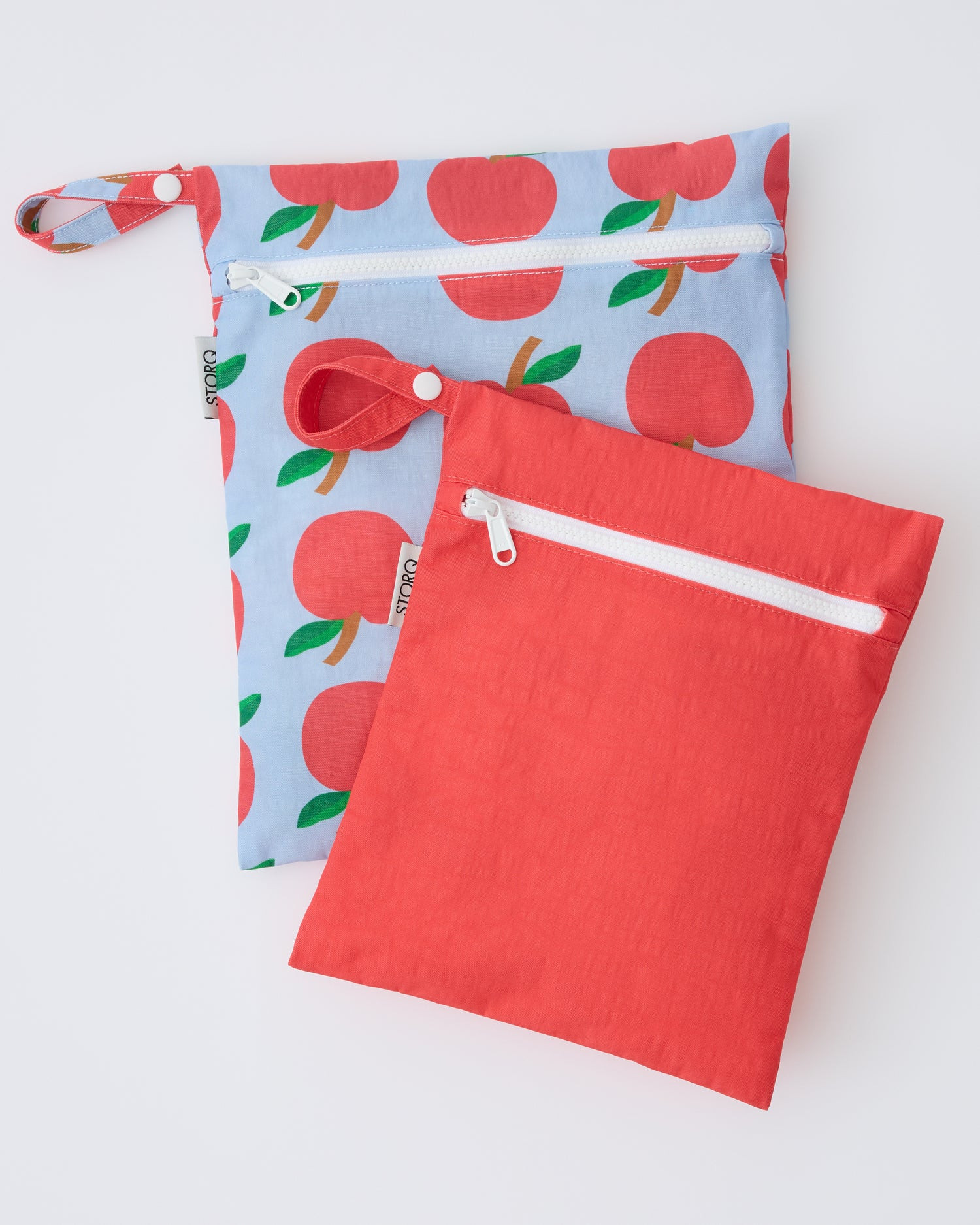 Wet/Dry Bag 2-Piece Set | Blue & Rust Stripe - Storq by Kindred Bravely | Kindred Bravely