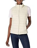 Amazon Essentials Women's Lightweight Water-Resistant Packable Puffer Vest, Pumice, Large | Amazon (US)