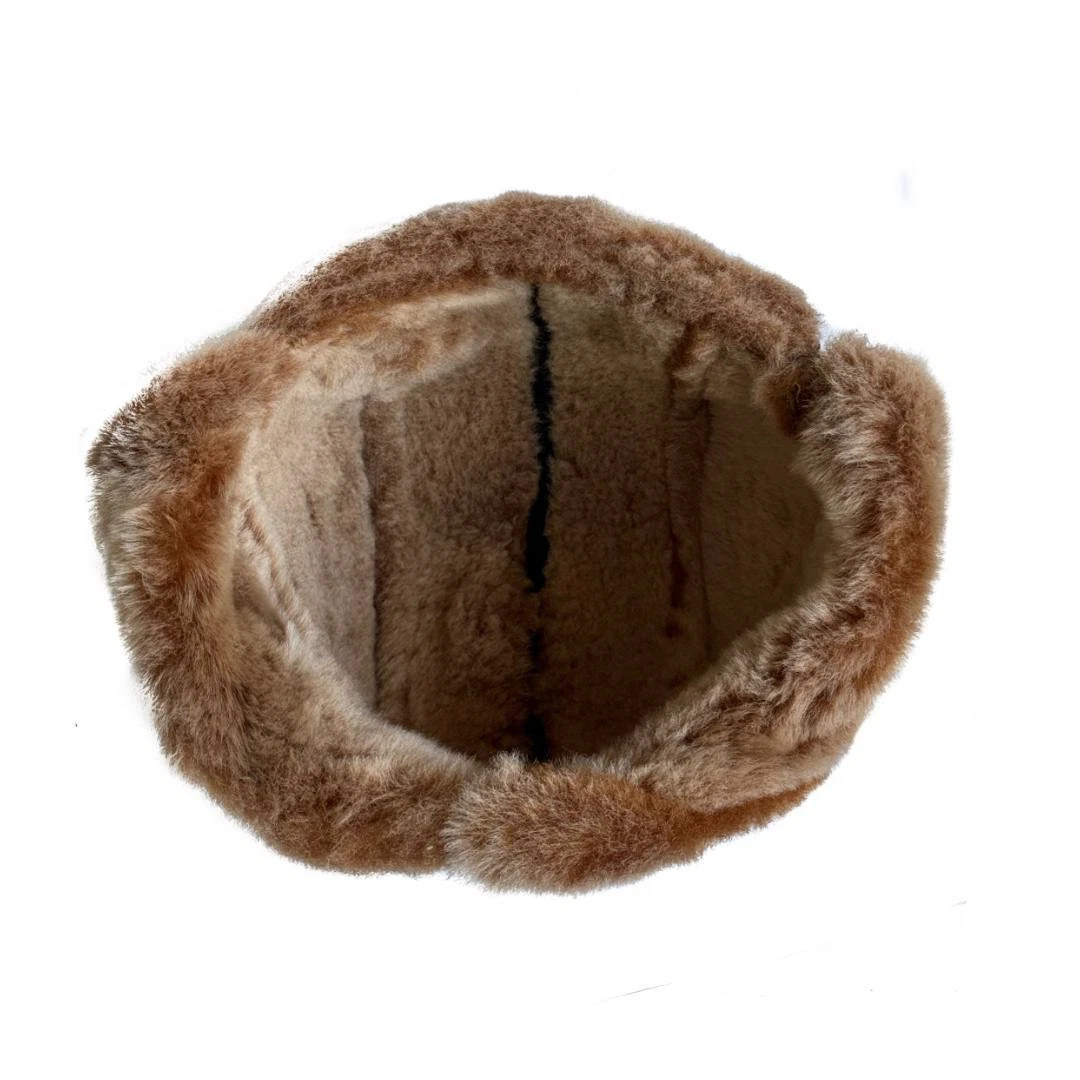 Genuine Sheepskin Shearling Trapper Hat Ushanka Aviator for Men & Women  | eBay | eBay US