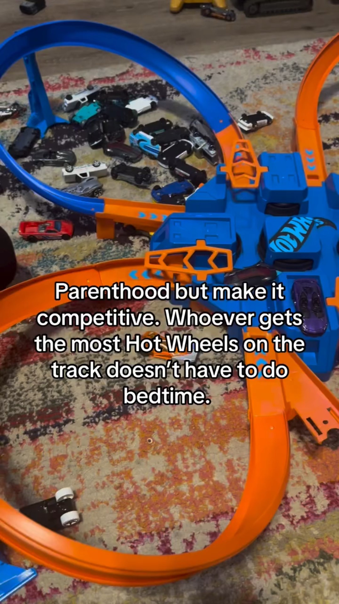 Hot wheels. High stakes. This hot wheels track has literally kept everyone in my house occupied.. young and old!

#marriagehumor #boymom #hotwheels #parentlife #momlife

#LTKKids #LTKmomlife #LTKBaby