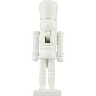 Merry Brite Painted Nutcracker, White, 8 in | CVS