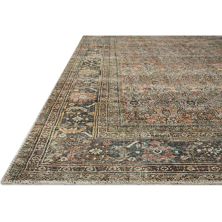 Loloi II Adrian Collection ADR-03 Terracotta / Multi, Traditional 3-6 x 5-6 Accent Rug 3-6 x 5-6 ... | Walmart (US)