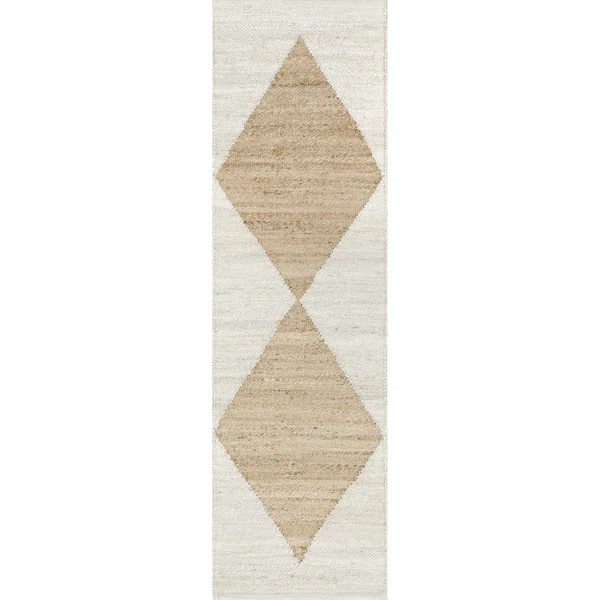 Pandora Diamond Checkered Jute Area Rug | Wayfair North America