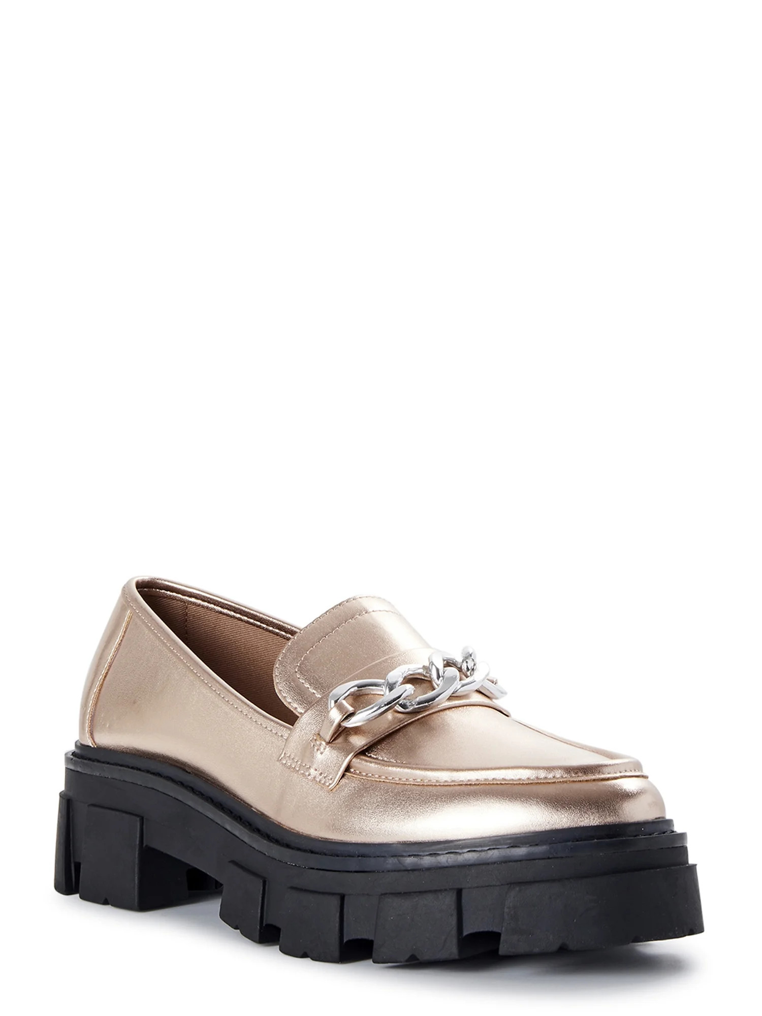 No Boundaries Women's Fashion Lug Loafers | Walmart (US)