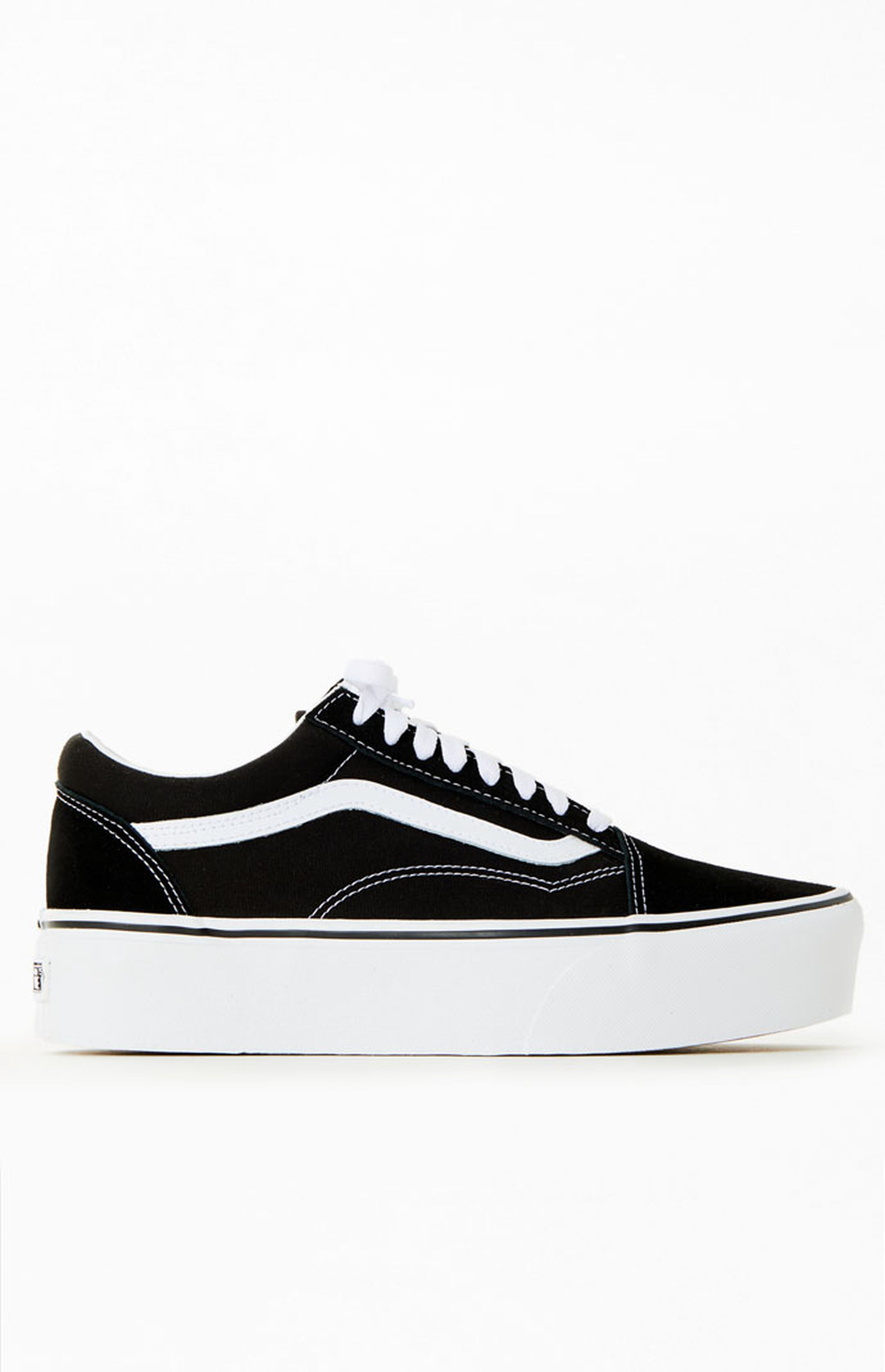 Vans Black Old Skool Platform Sneakers | PacSun