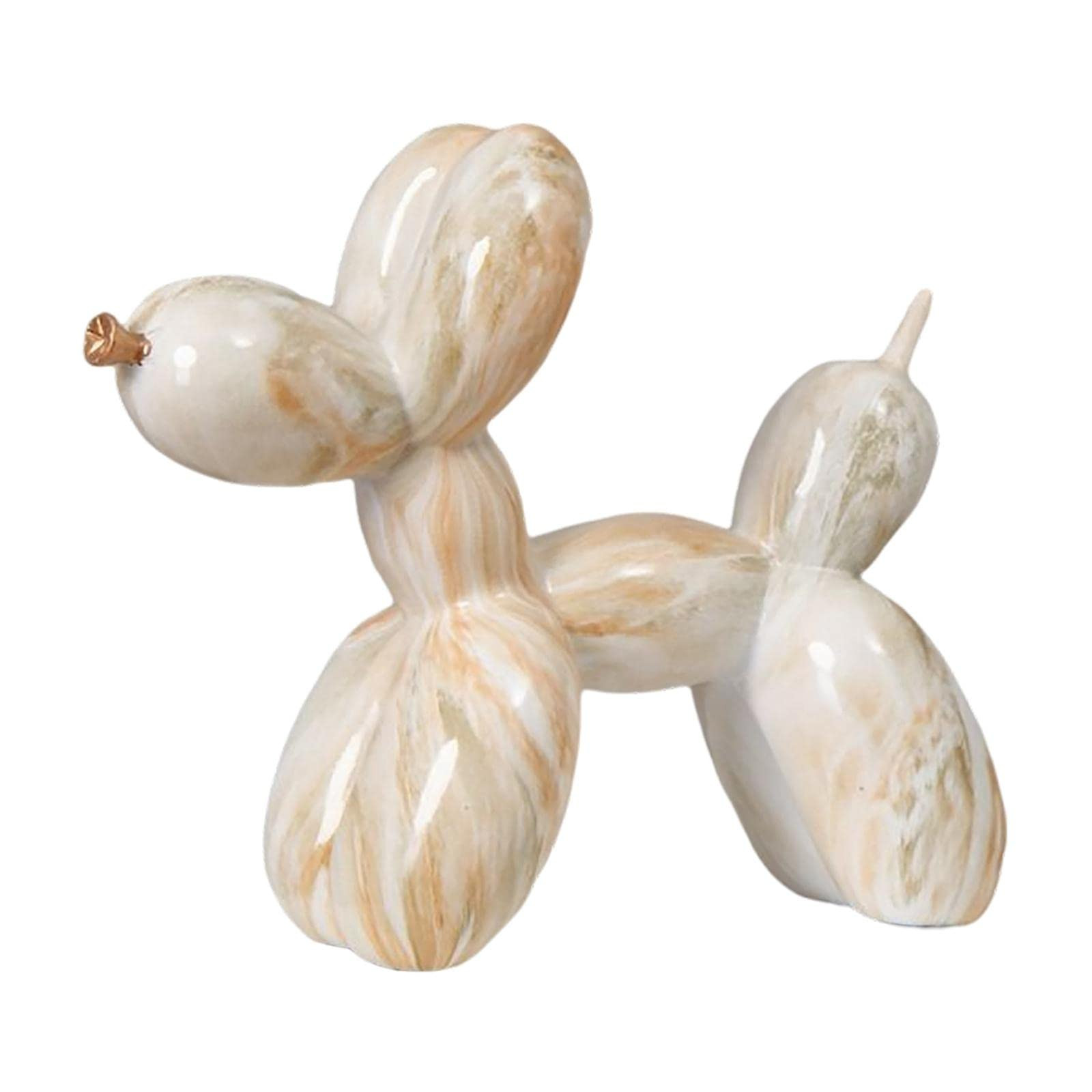 Resin Balloon Dog Puppy Statue Decorative Figure Graffiti Sculptures Table Decoration Living Room... | Amazon (UK)