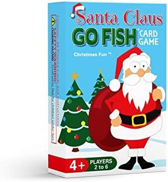 Santa Claus GO Fish, a Christmas Card Game for Kids (GO Fish, Old Maid, and Slap Jack), Play 3 Cl... | Amazon (US)