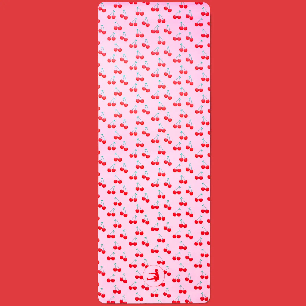 CHERRY WORKOUT MAT | SuzieB Fitness