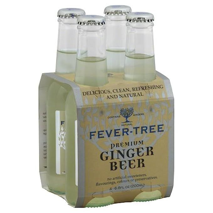 Fever-Tree Premium Ginger Beer, 6.8 Fl Oz 4 count | Amazon (US)