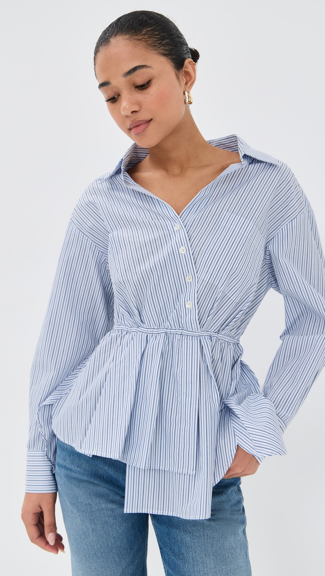 Falling Off The Shoulder Shirt | Shopbop