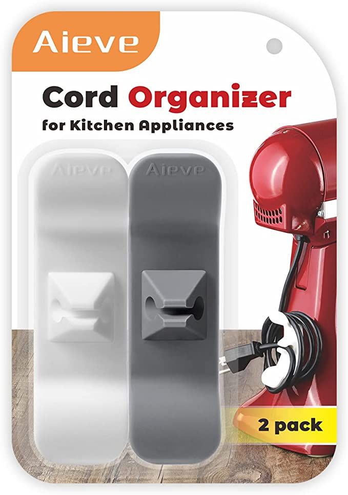 AIEVE Cord Organizer for Kitchen Appliances, 2 Pack Kitchen Appliance Cord Winder Cord Wrapper Co... | Amazon (US)