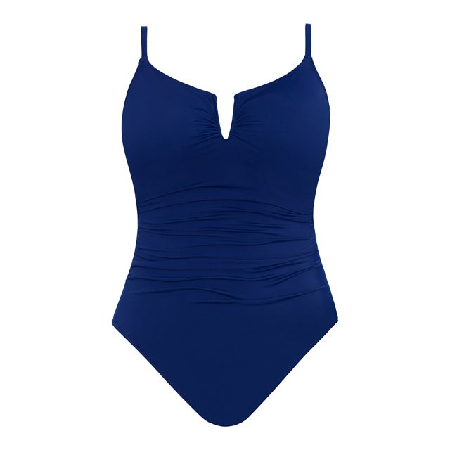 Time and Tru Women's and Plus V Wire One Piece Swimsuit, Sizes XS-3X | Walmart (US)