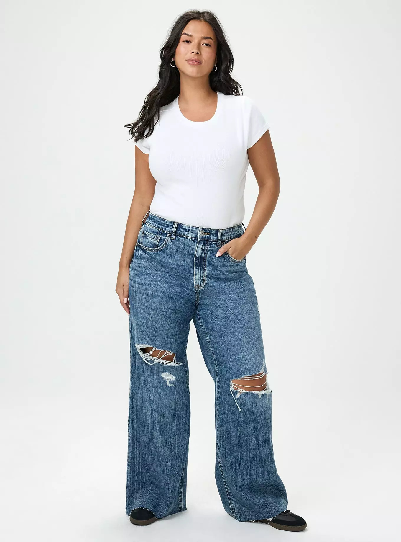 High-Rise Baggy Wide-Leg Jean | Torrid (US & Canada)