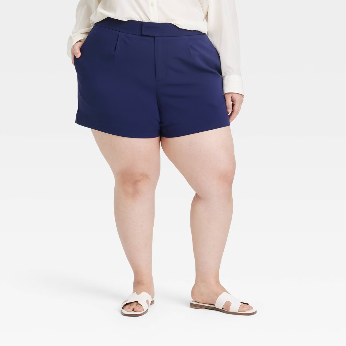Women's High-Rise Tailored Shorts - A New Day™ | Target