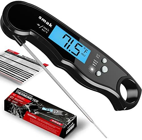 Digital Instant Read Meat Thermometer - Waterproof Kitchen Food Cooking Thermometer with Backligh... | Amazon (CA)