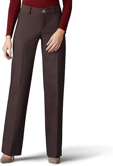 Lee Women's Flex Motion Regular Fit Trouser Pant | Amazon (US)