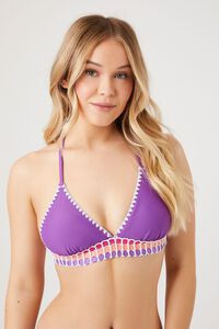 Crochet-Trim Triangle Bikini Top | Forever 21 (US)
