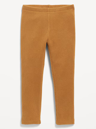 Cozy Waffle-Knit Leggings for Toddler Girls | Old Navy | Old Navy (US)
