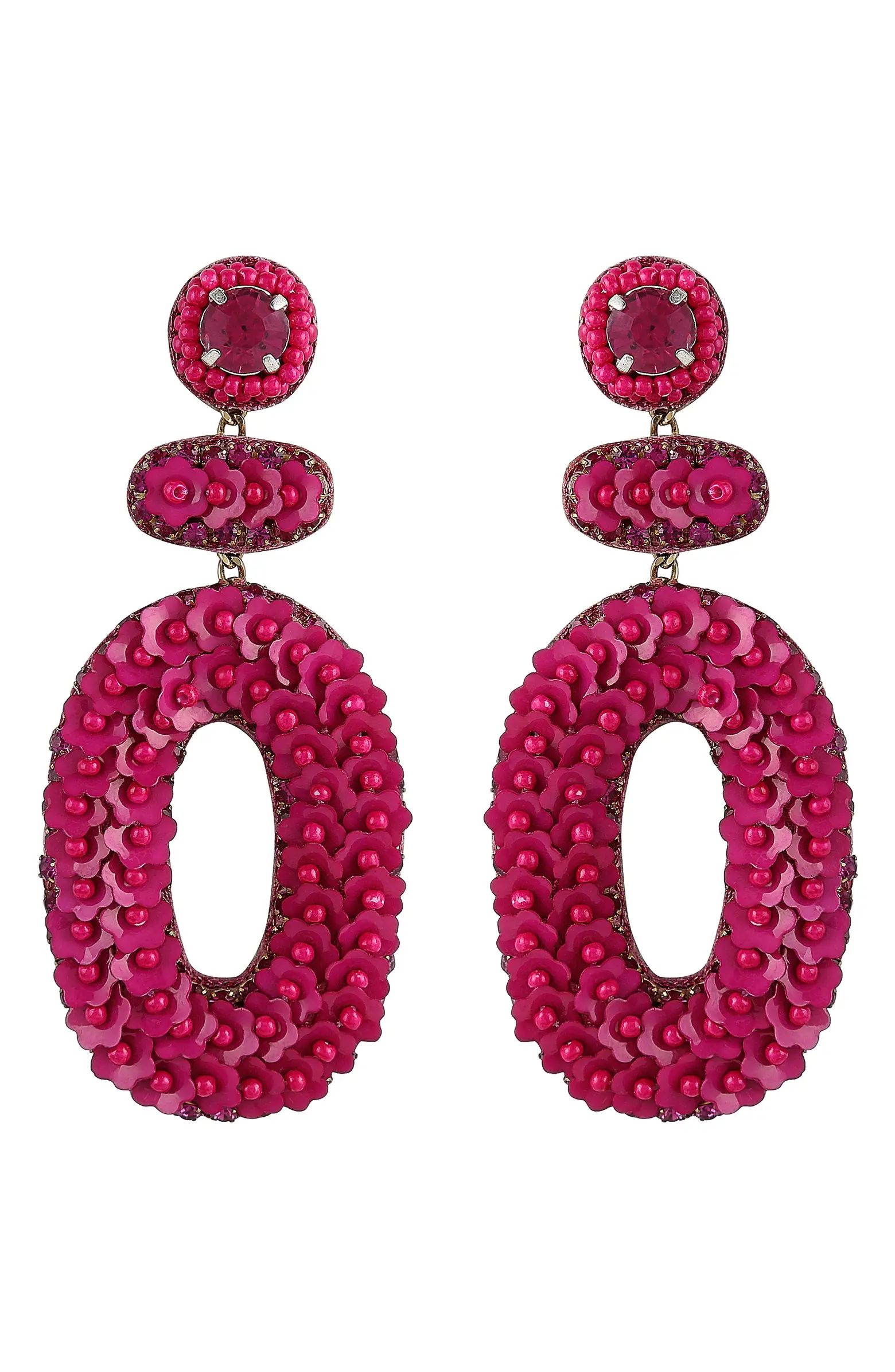 Deepa Gurnani Britt Floral Drop Earrings | Nordstrom | Nordstrom