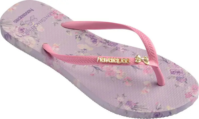 Havaianas x LoveShackFancy Slim Happy Thoughts Flip Flop (Women) | Nordstrom | Nordstrom
