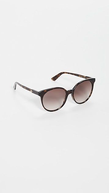 Light Acetate Round Sunglasses | Shopbop