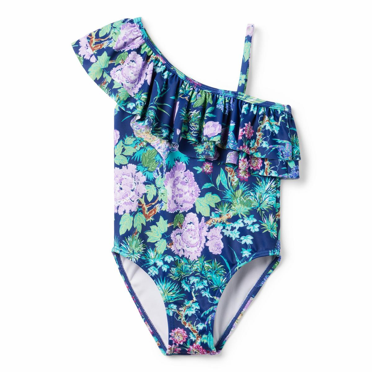 Recycled Floral Ruffle Swimsuit | Janie and Jack