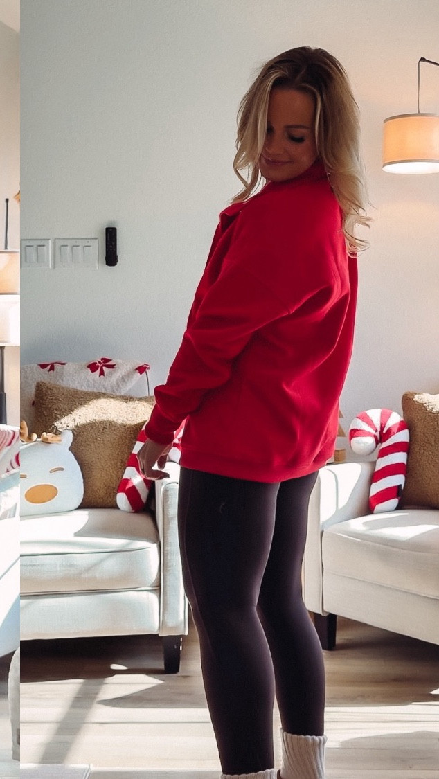This oversized henley sweatshirt is my new favorite! The button detail adds something special to a basic sweatshirt, and the fit is perfectly relaxed without looking sloppy. I wear it with leggings for errands or joggers for lounging. So soft and cozy, it's become my reach-for piece whenever I want to be comfortable but still look pulled together!

#OversizedSweatshirt #CozyStyle #LTKStyleTip #ComfyFashion #EverydayStyle #LTKFindsUnder50 

 #LTKHoliday #LTKootd #LTKmomlife