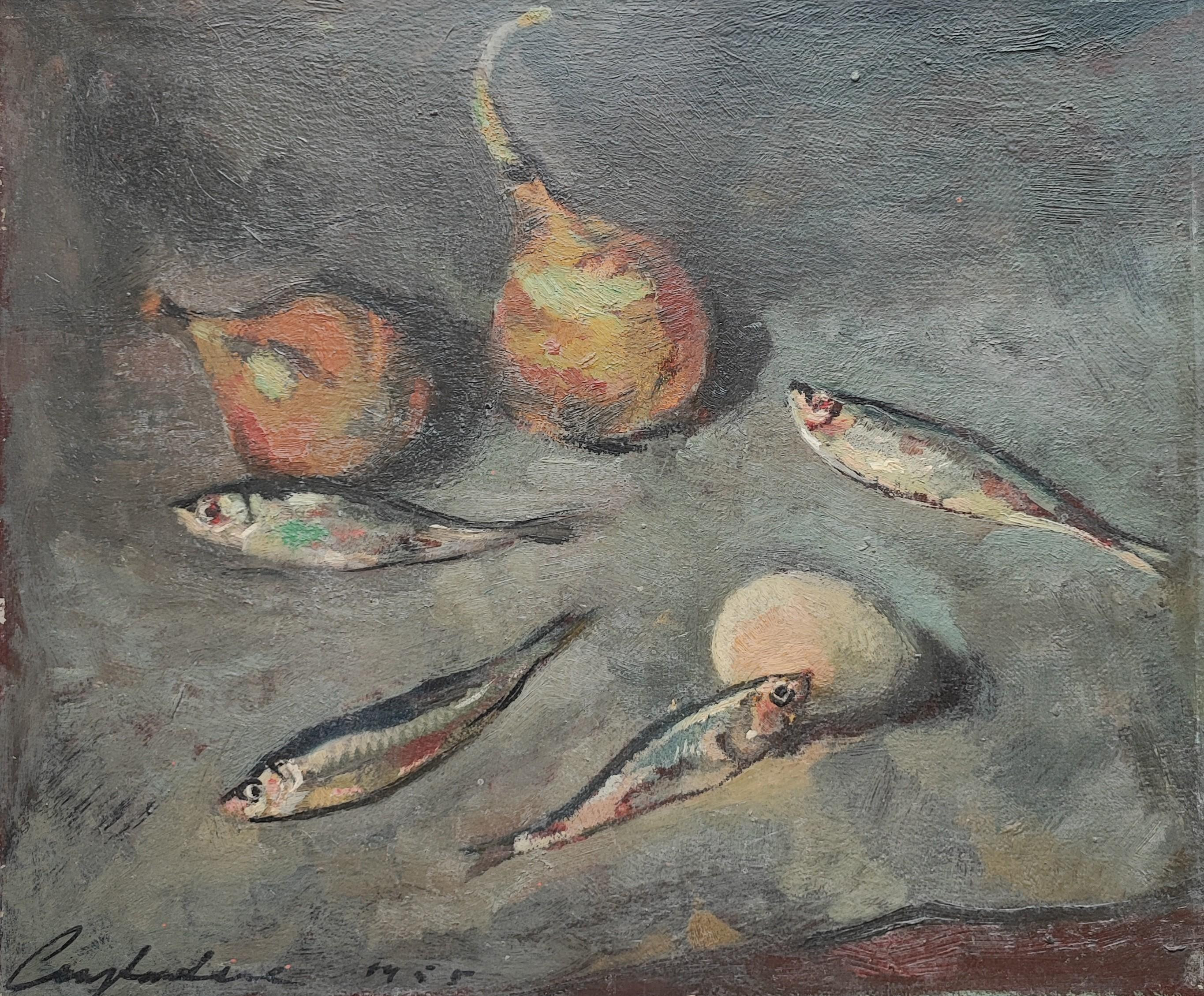 Constantin TerechkovitchStill Life with Sardines1955 | 1stDibs