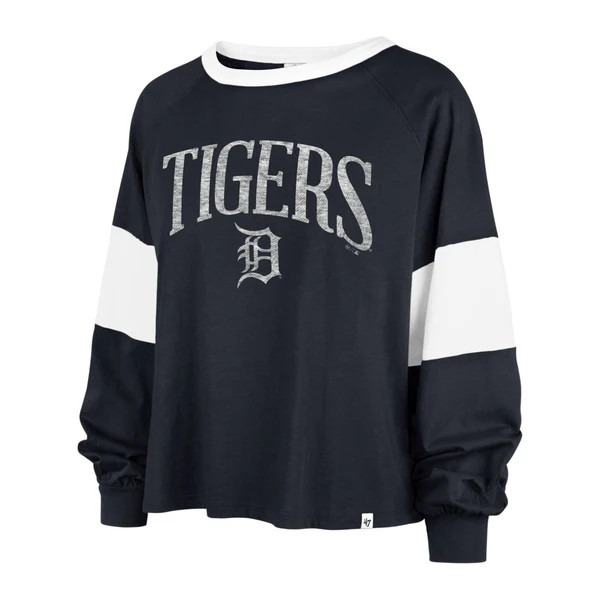 DETROIT TIGERS UPSIDE '47 RHEA LONG SLEEVE TEE WOMEN | '47Brand