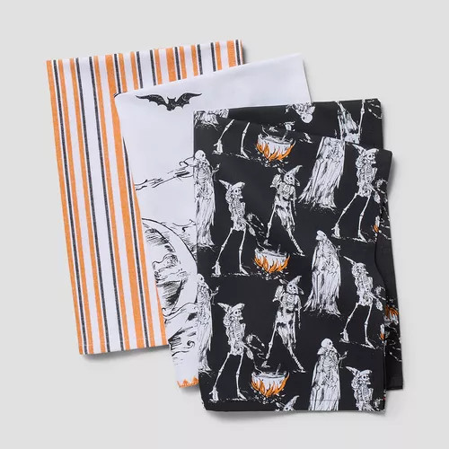 Sur La Table Halloween Assorted Towels, Set of 3 | Sur La Table