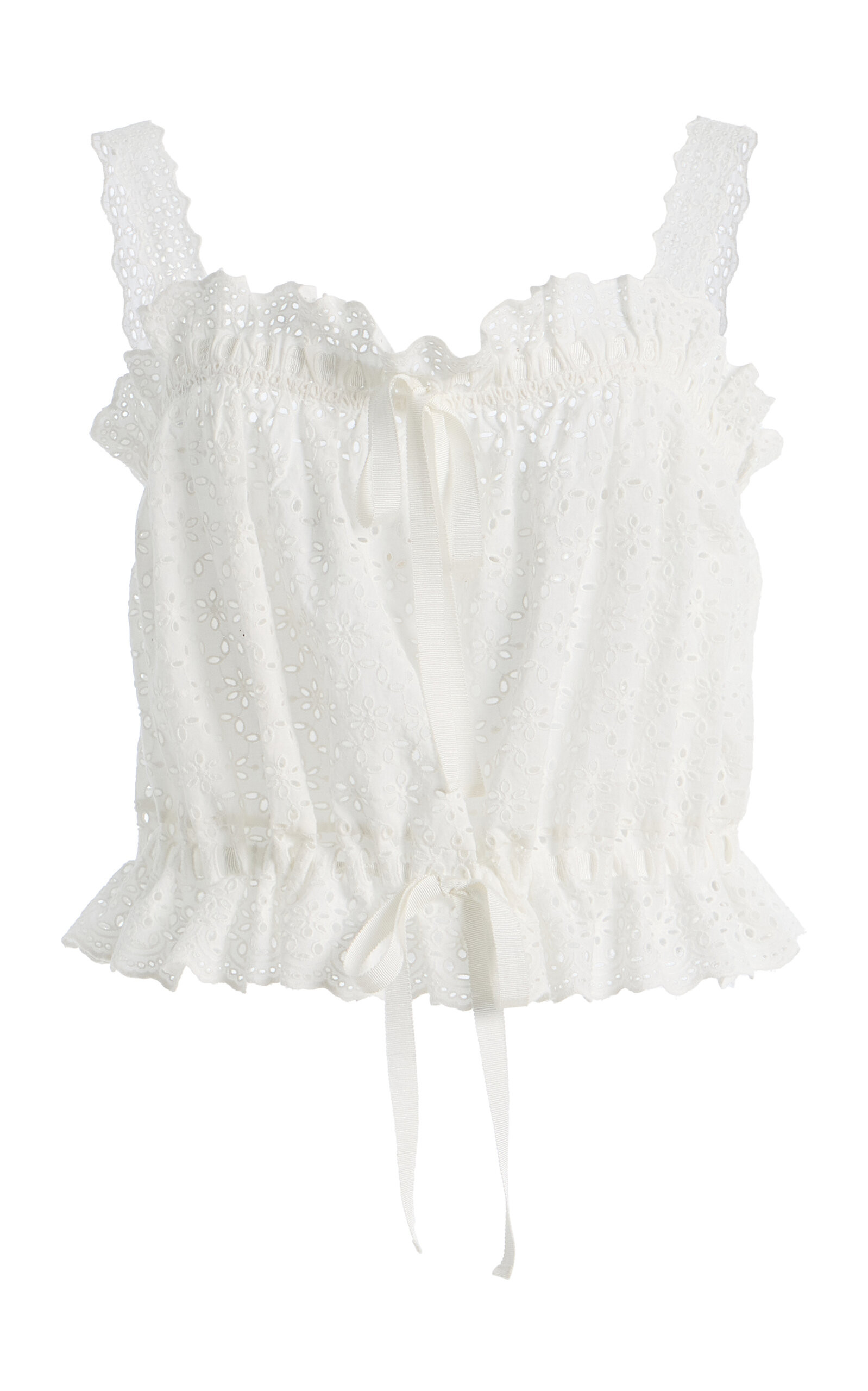 Isola Gathered Cotton Top | Moda Operandi (Global)