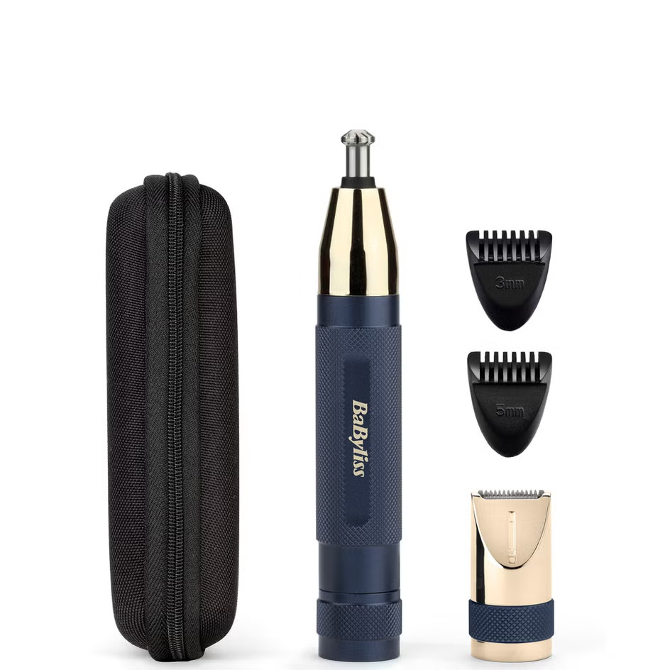 BaByliss Super-X Metal Series Nose, Ear and Eyebrow Trimmer - Blue | Look Fantastic (UK)