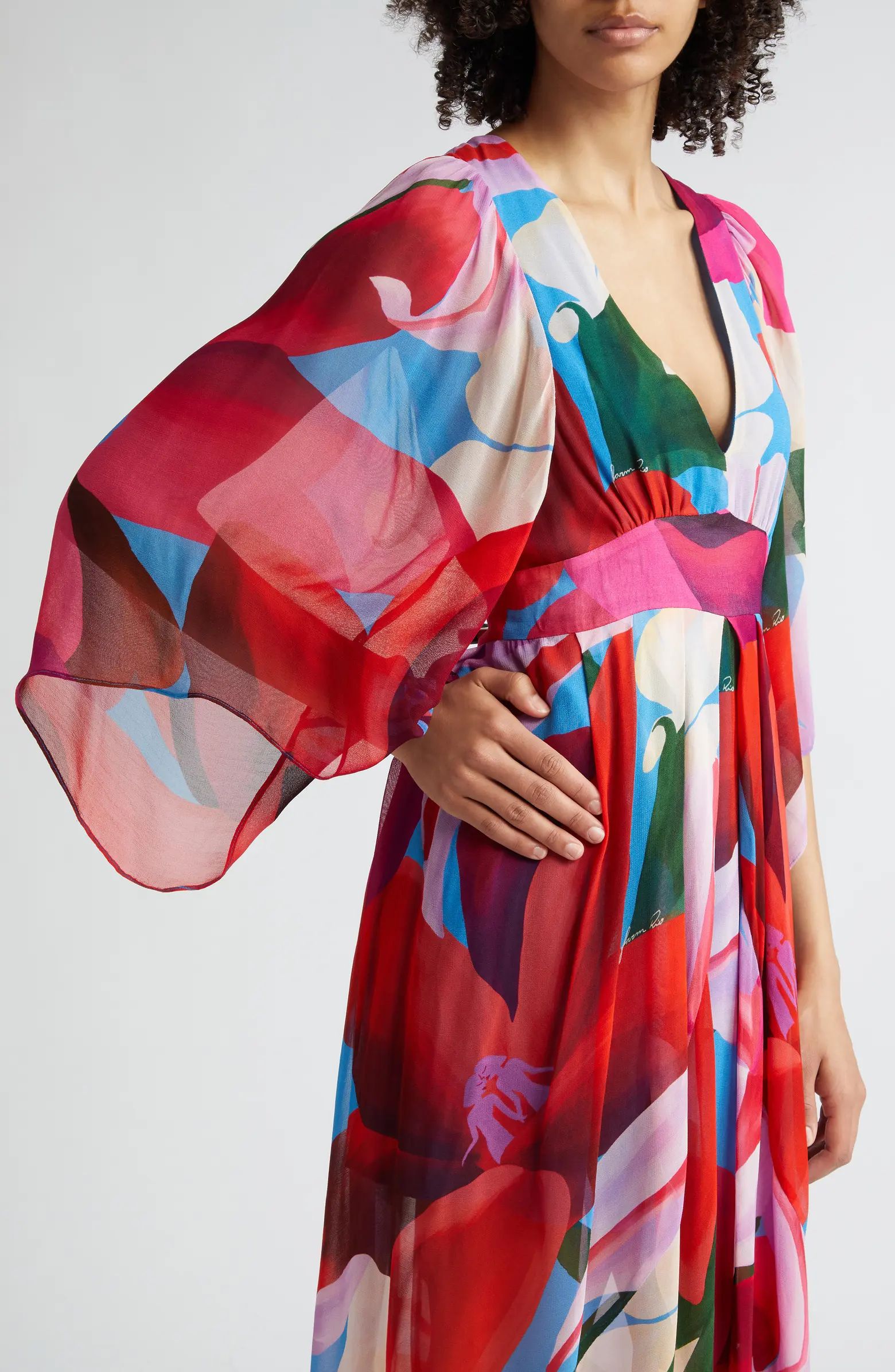 Watercolor Floral Maxi Dress | Nordstrom