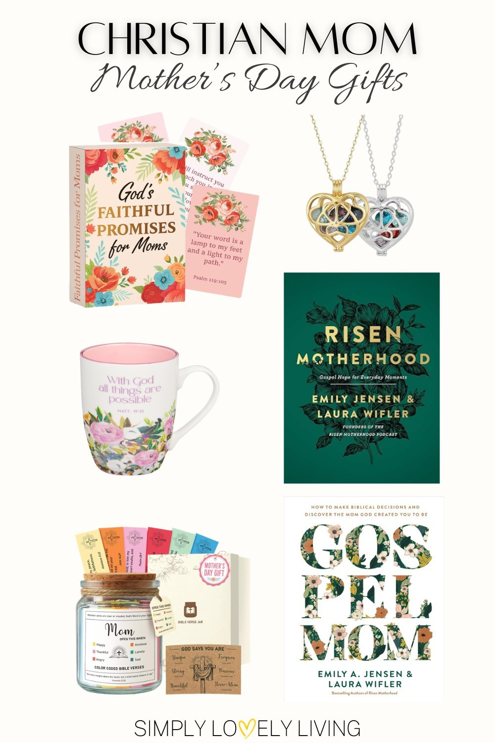 Christian Mom - Mother's Day gifts. Kids birthstone necklaces. Christian books for moms. God's faithful promises for mom. Christian Mom mug. #LTKfinds #Mothersday

#LTKMothersDay #LTKOver40