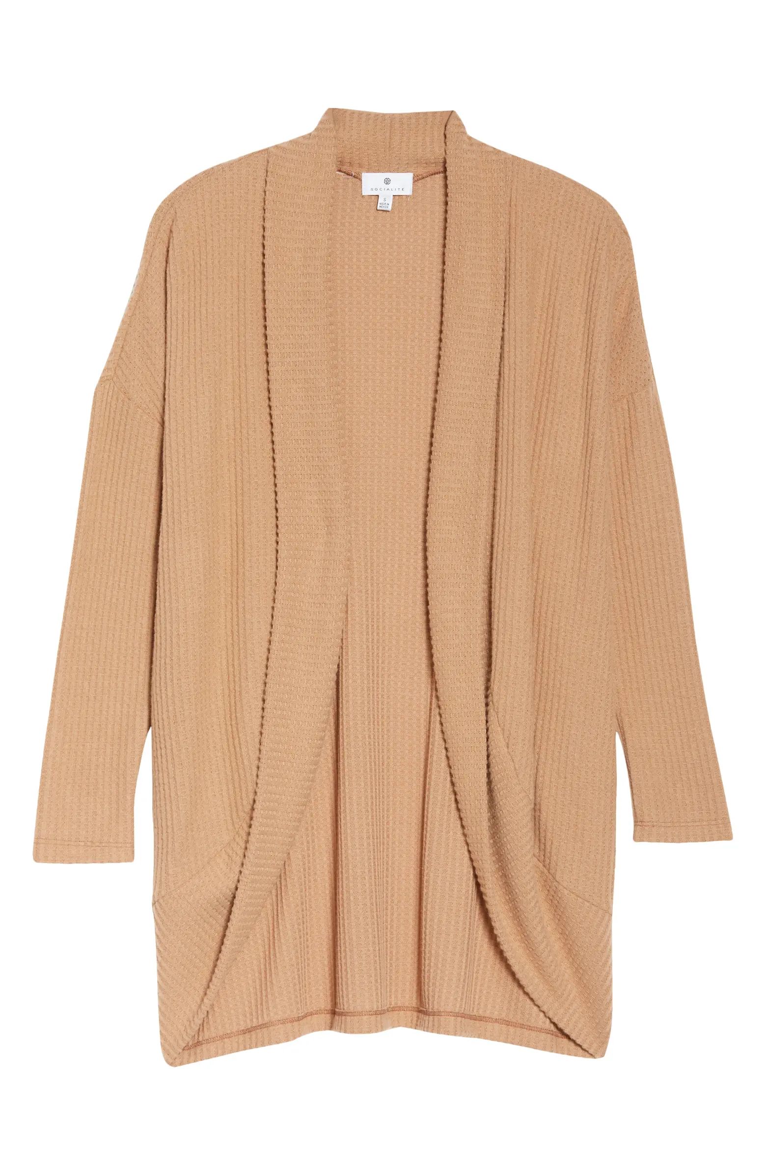 Cocoon Waffle Knit Cardigan | Nordstrom