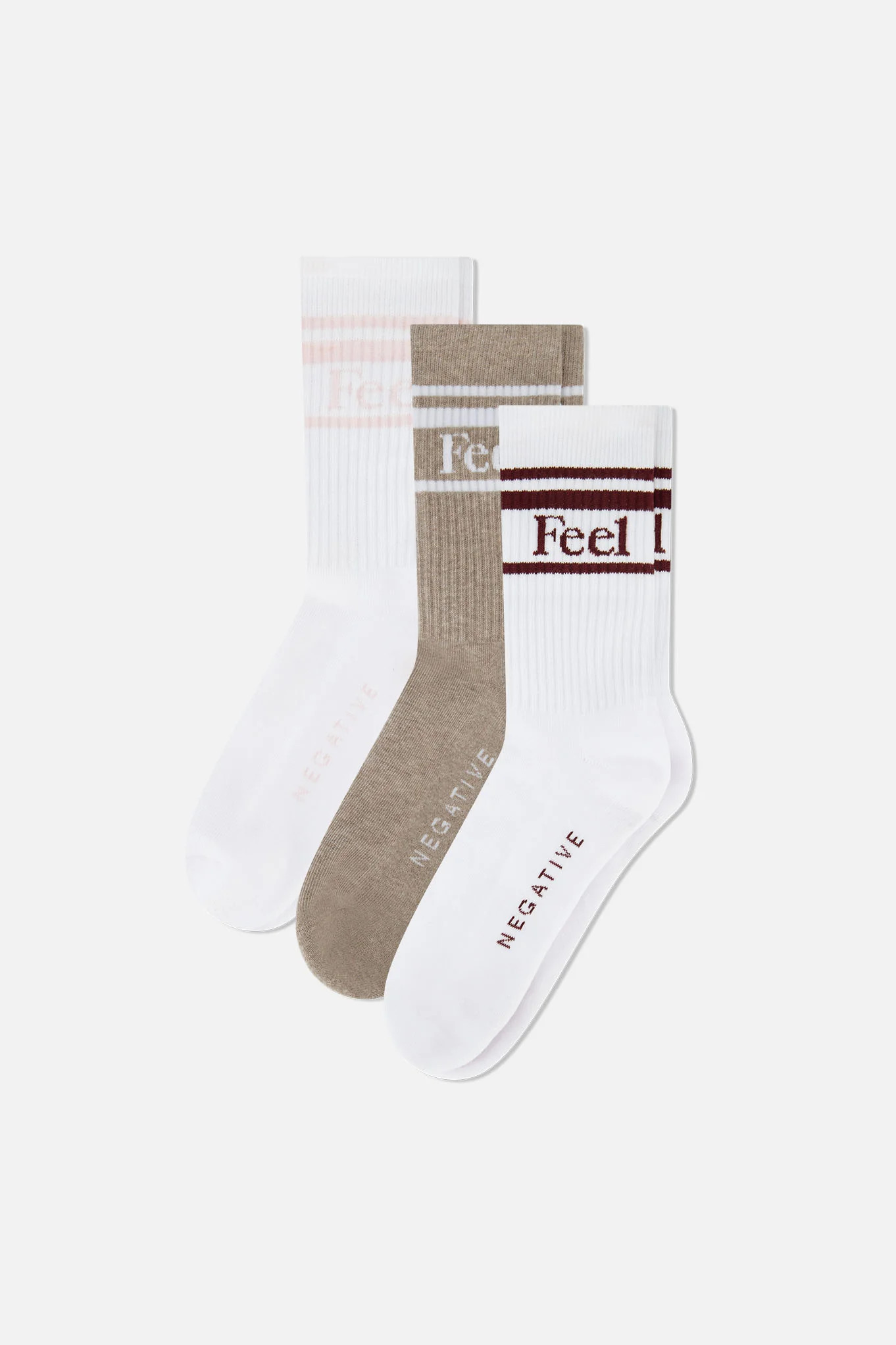 Varsity Sock in Ambient Trio | Negative Underwear | Negative Underwear