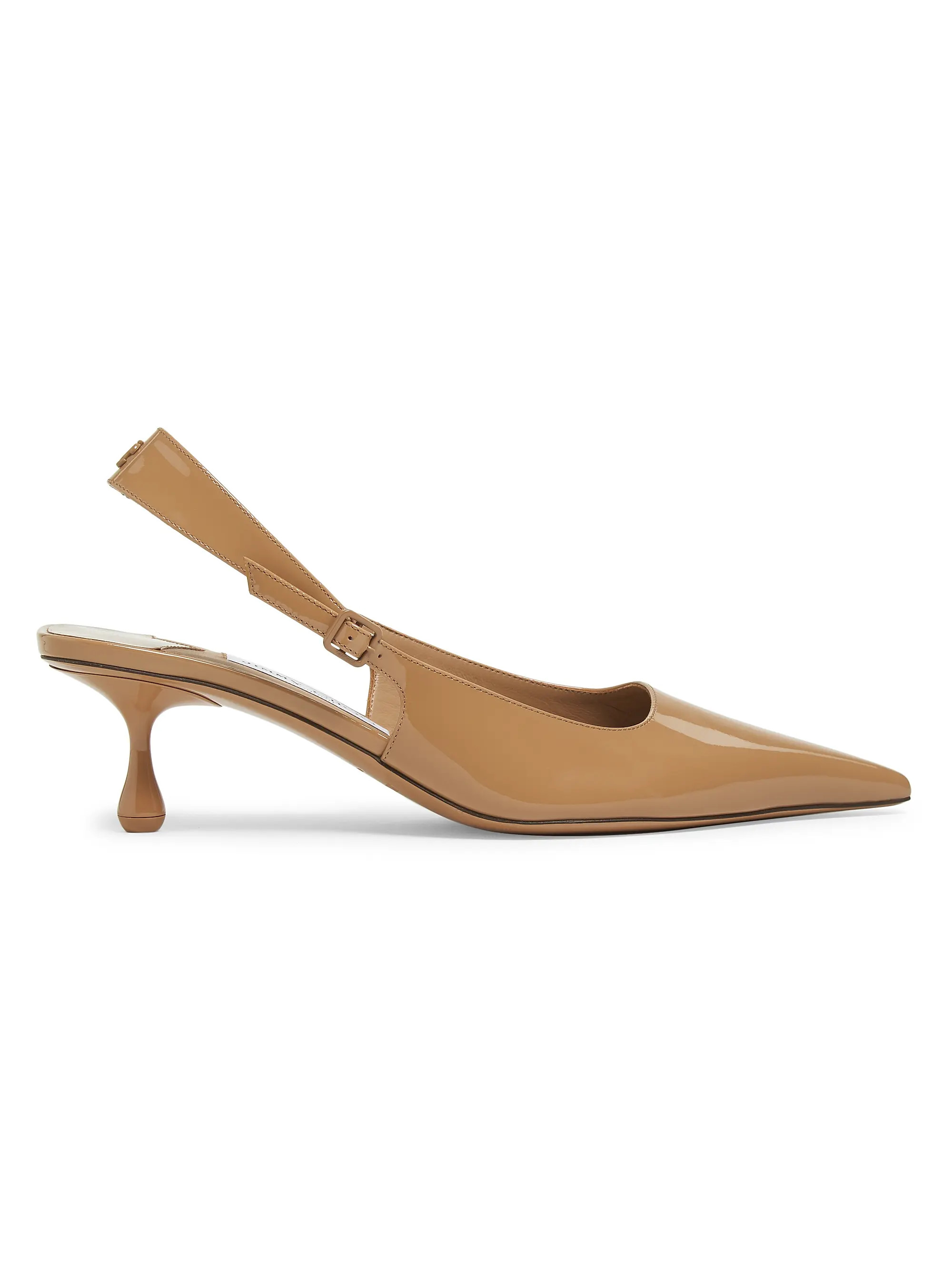Amel 50MM Patent Leather Slingback Pumps | Saks Fifth Avenue
