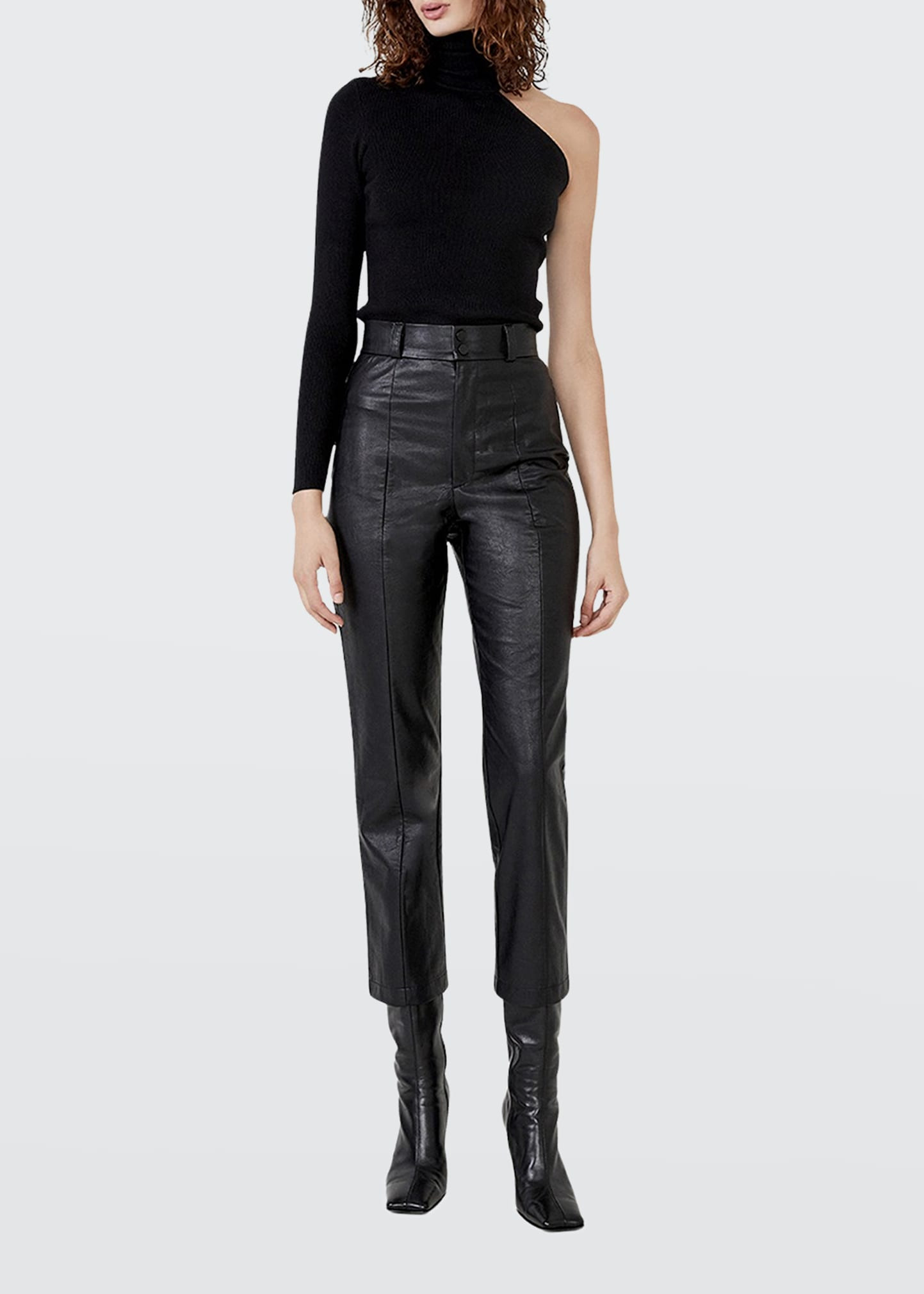 Polly Vegan Leather Pants | Bergdorf Goodman