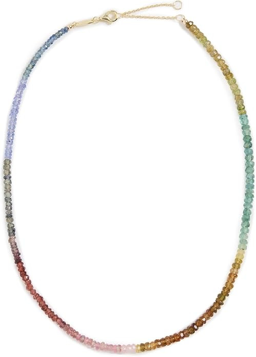 SHASHI Women's Aisha Gemstone Necklace, Muted Rainbow, One Size | Amazon (US)