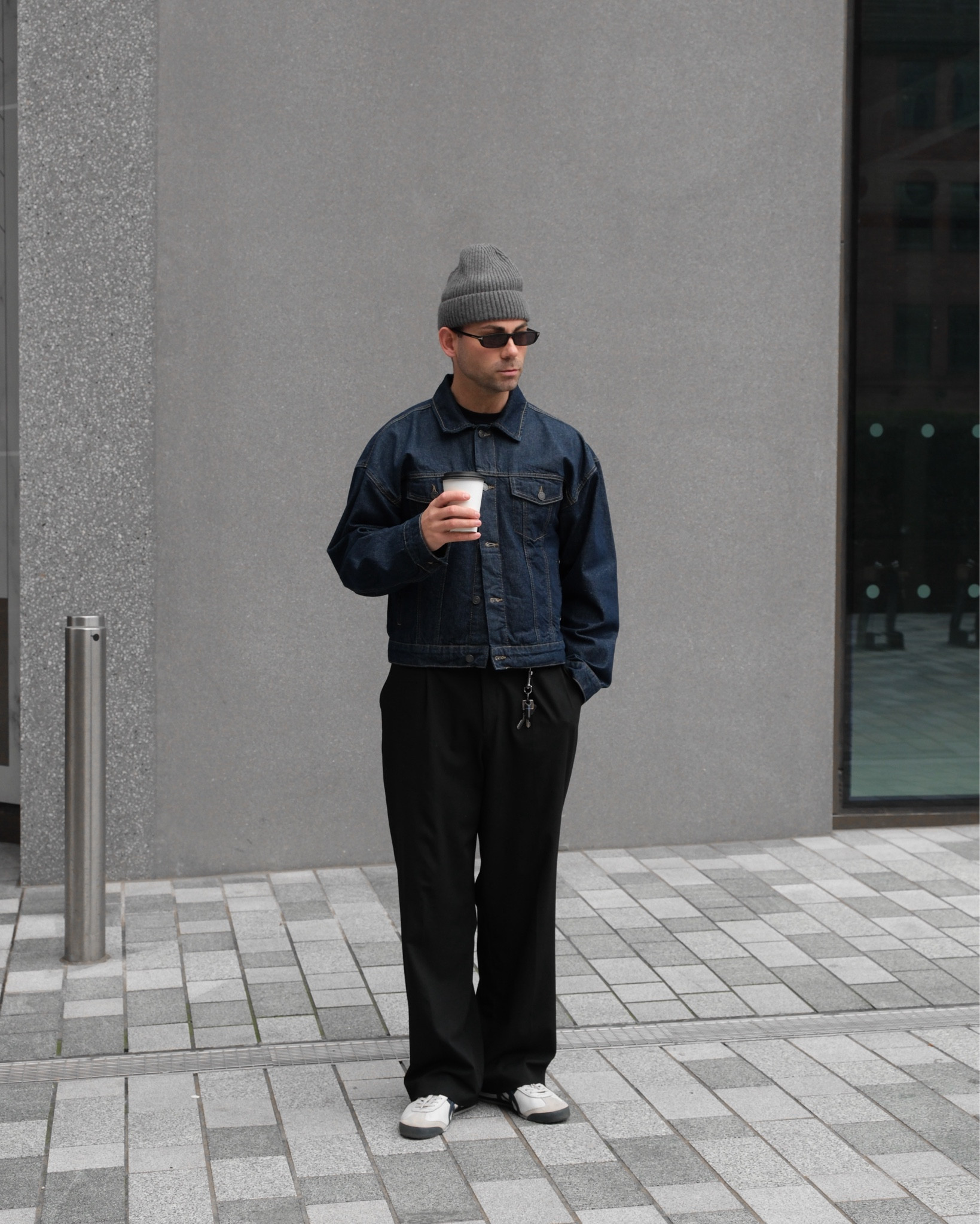 Denim jacket, men’s denim jacket, baggy trousers, men’s baggy trousers, wide leg trousers, men’s wide leg trousers, beanie, men’s beanie, men’s sunglasses, Tom Ford sunglasses 

#LTKmens #LTKeurope