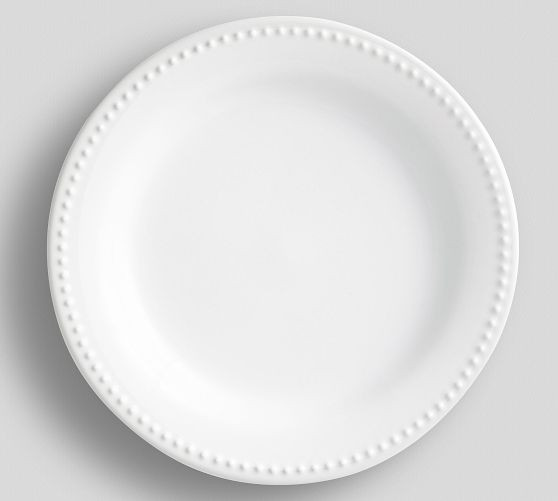 Emma Beaded Stoneware Dinner Plates | Pottery Barn (US)