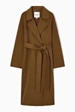 BELTED DOUBLE-FACED WOOL COAT | COS (US)