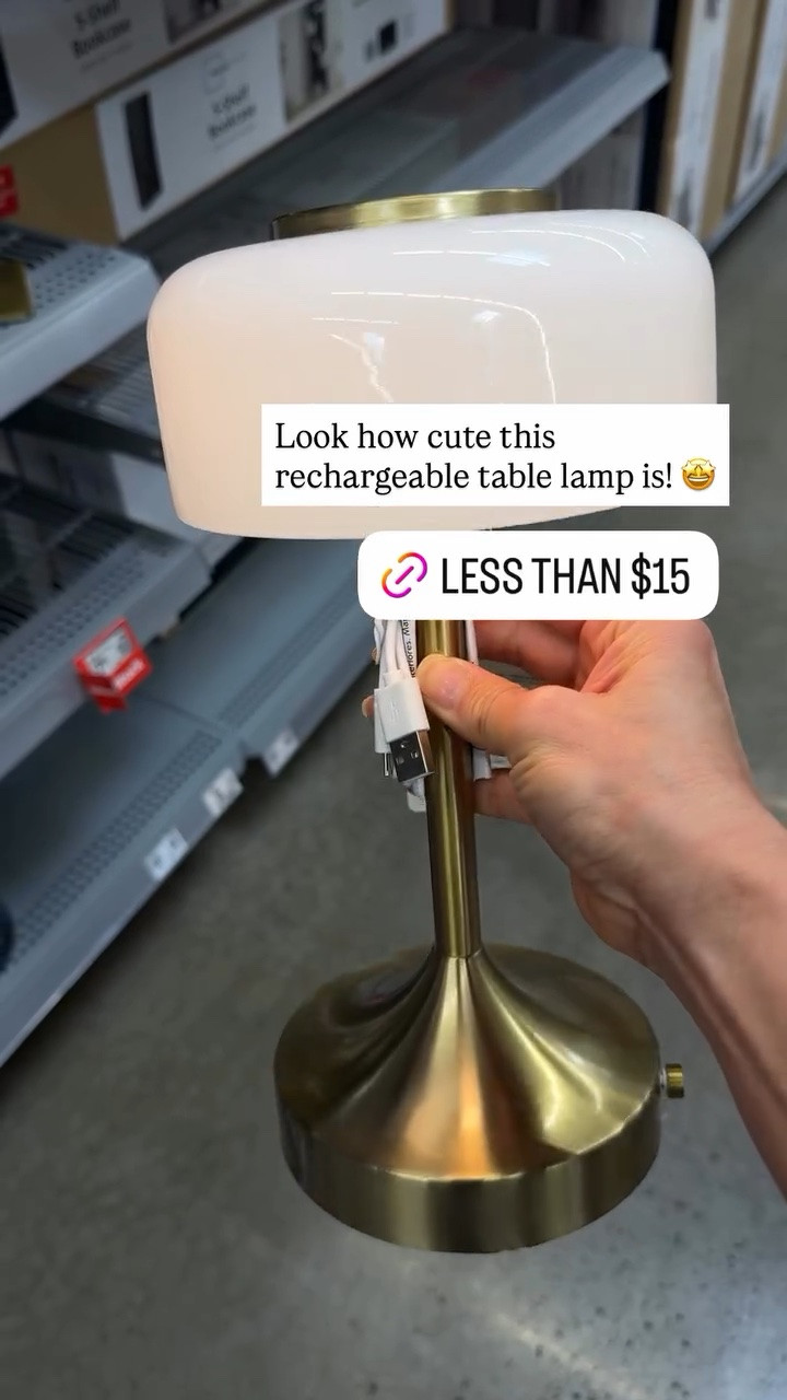 Look how cute this rechargeable table lamp is! 🤩
You can adjust the light temperature to 3 settings.

#LTKHome #LTKxWalmart