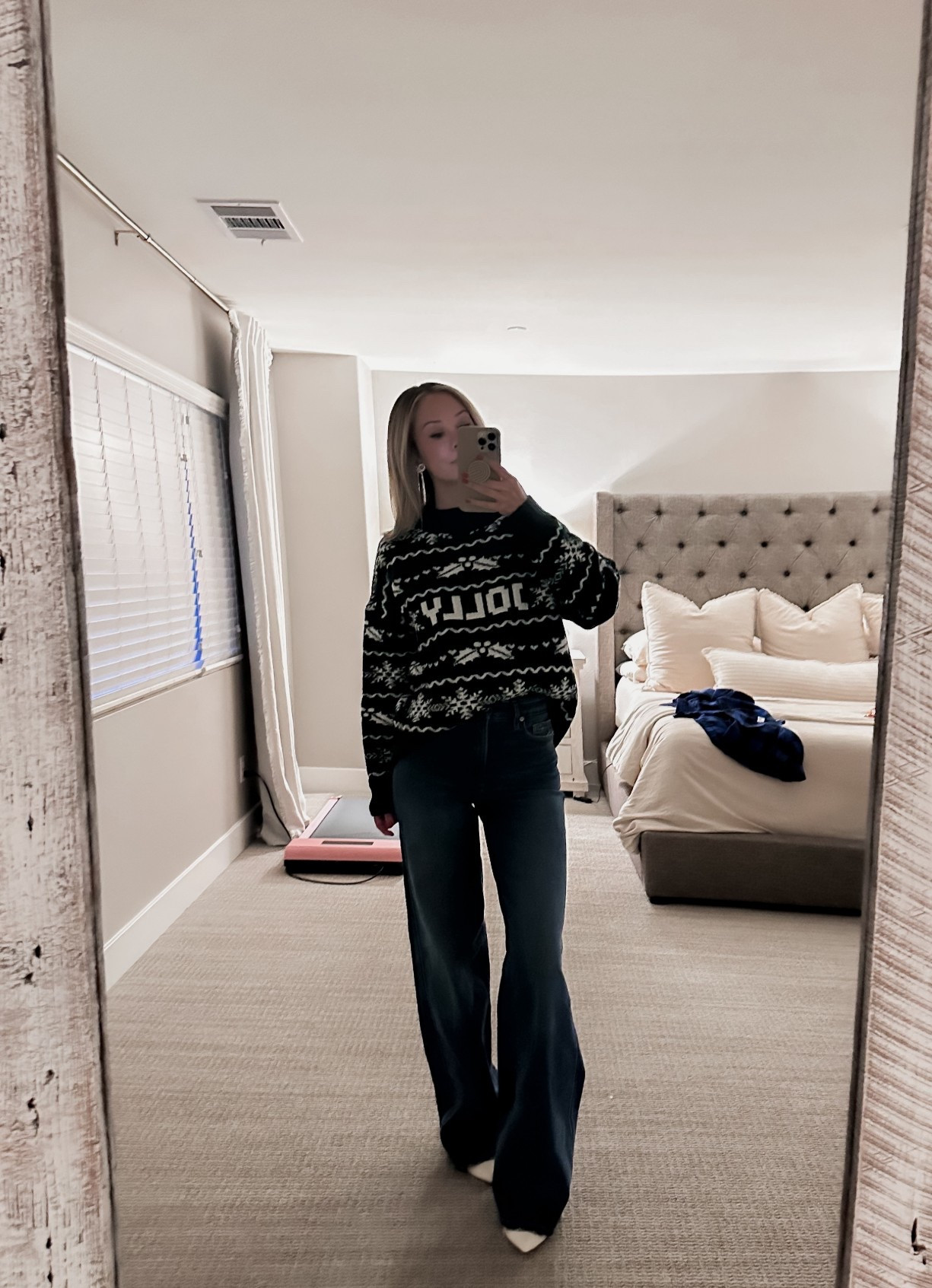 What I wore to Brilyn’s Christmas program for school ❤️ wearing size XS in the sweater ☺️

#LTKHoliday #LTKootd