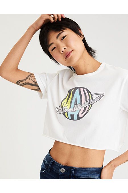 AE X Maui And Sons Cropped Graphic Tee | American Eagle Outfitters (US & CA)