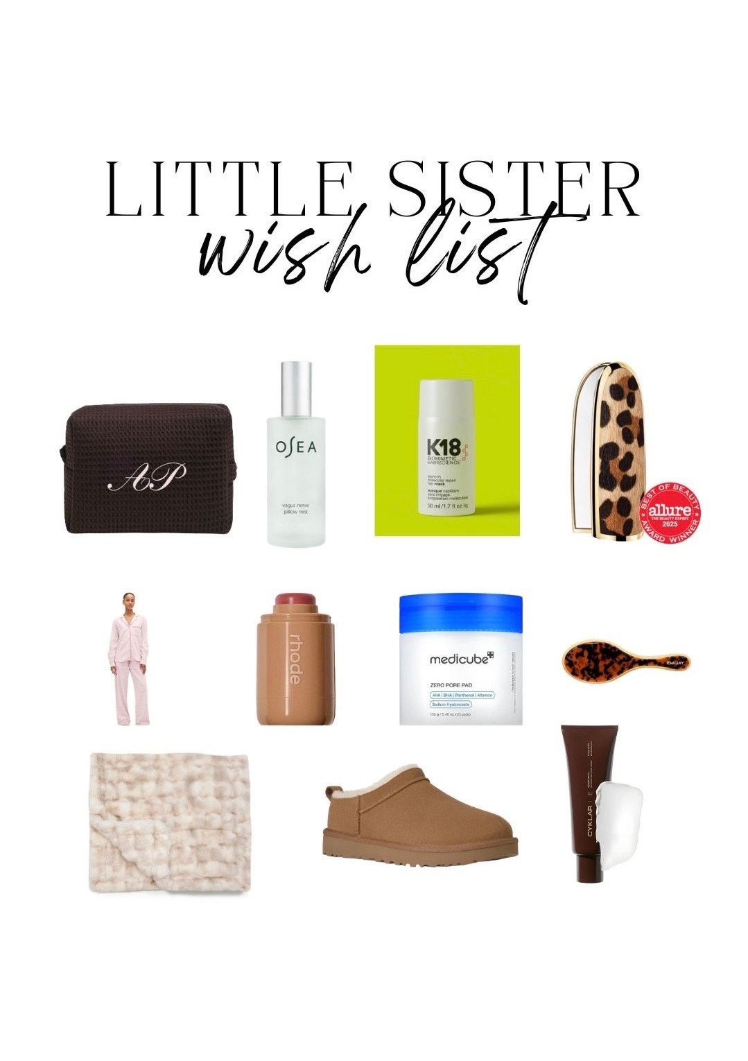 My little sister’s wish list! Hope this helps! 

#LTKHoliday #LTKGiftGuide #LTKSeasonal