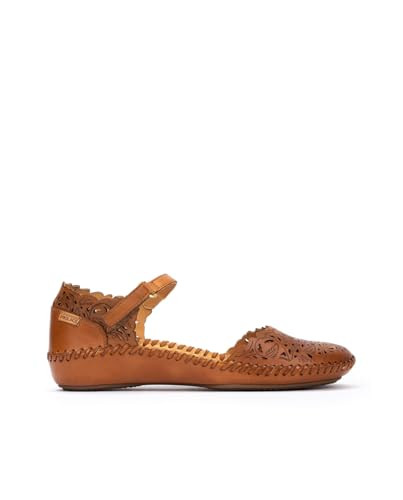 PIKOLINOS P. Vallarta 655-0906 Women's Semi-Open Shoes - Premium Goatskin Leather - Supportive Wedge, Hook & Loop Closure for Great Fit -Cushioned Comfort, Lightweight Style-Brandy 11 W US | Amazon (US)