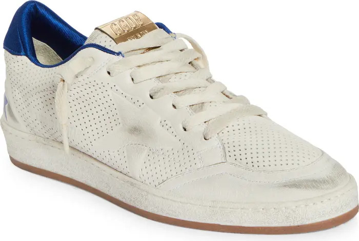 Golden Goose Ball Star Perforated Low Top Sneaker (Men) | Nordstrom | Nordstrom